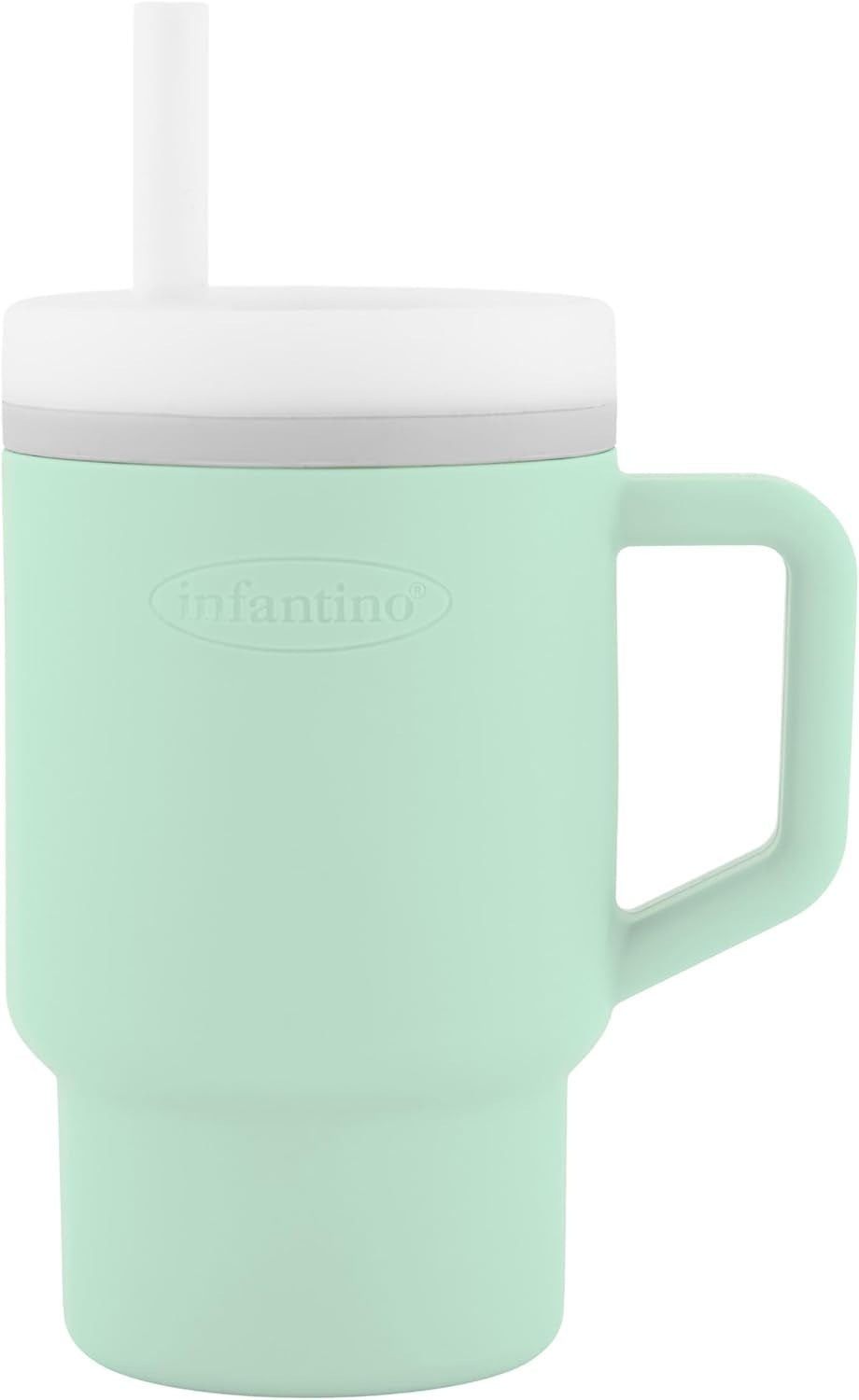 INFANTINO My 1st Tumbler silicone sippy cup with spout 266 ml 6 m+