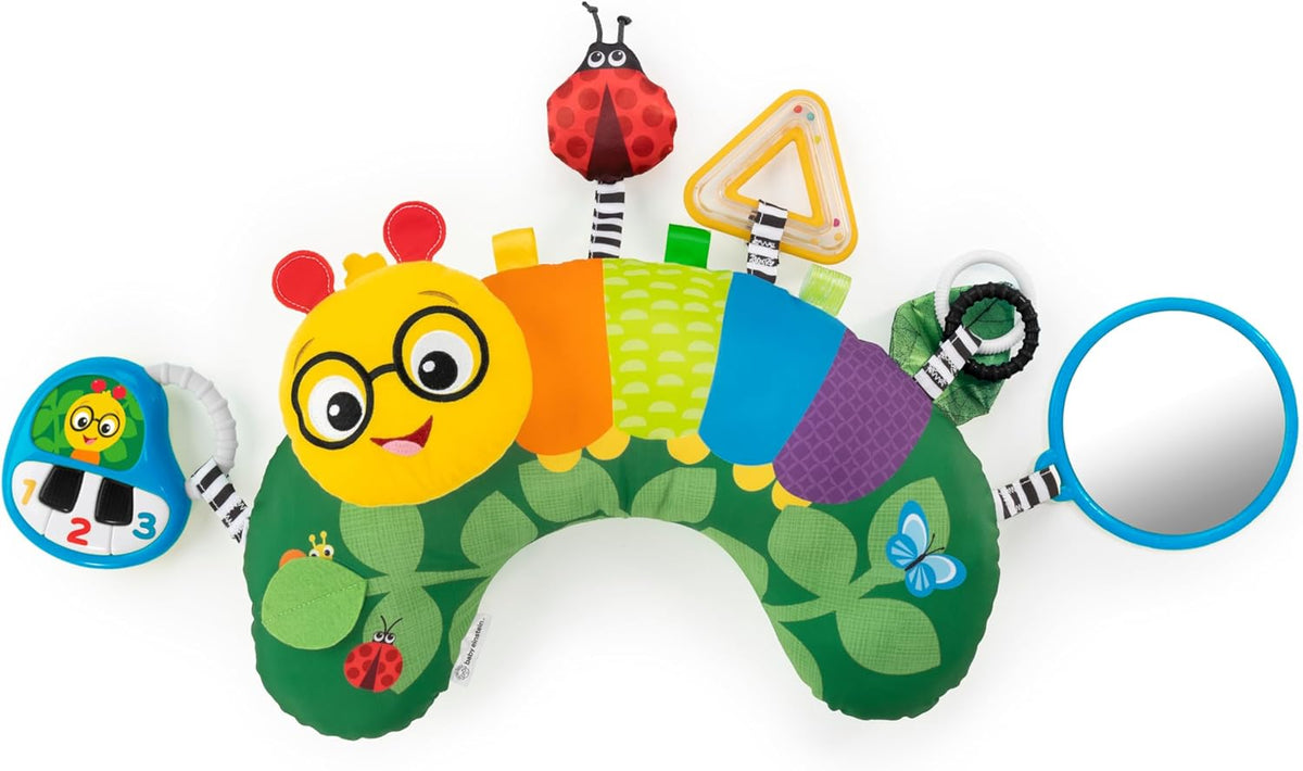 BABY EINSTEIN hrací polštářek na bříško housenka 0+