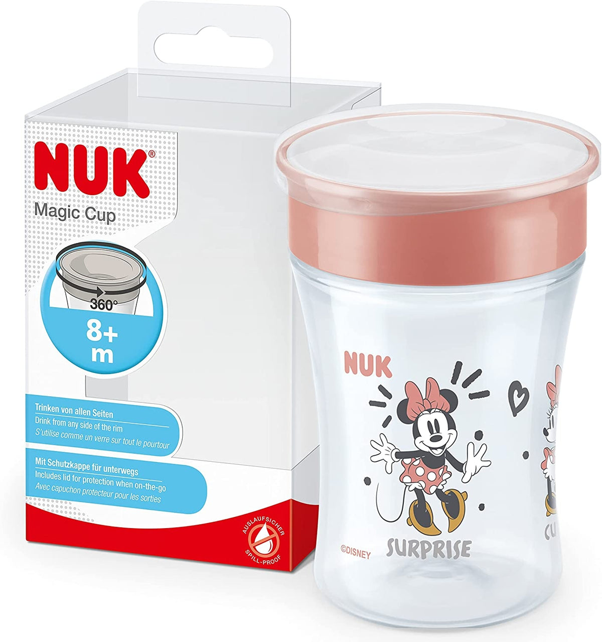 NUK Magic Cup HRNEK NEKAPEK náustek 360° 230 ml