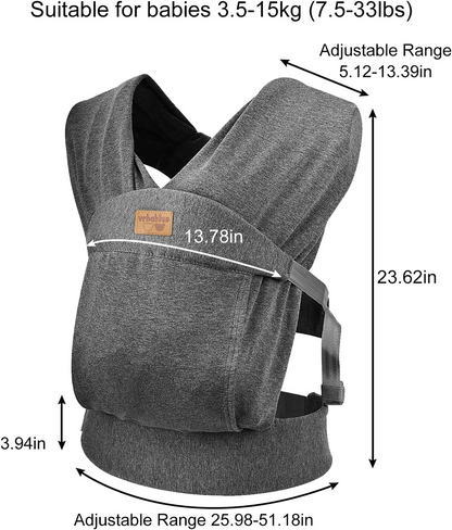 VRBABIES ergonomické měkké nosítko 3-15kg