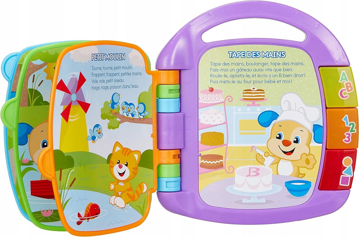 FISHER-PRICE CDH49 elektronická edukační knížka ITALSKÝ JAZYK
