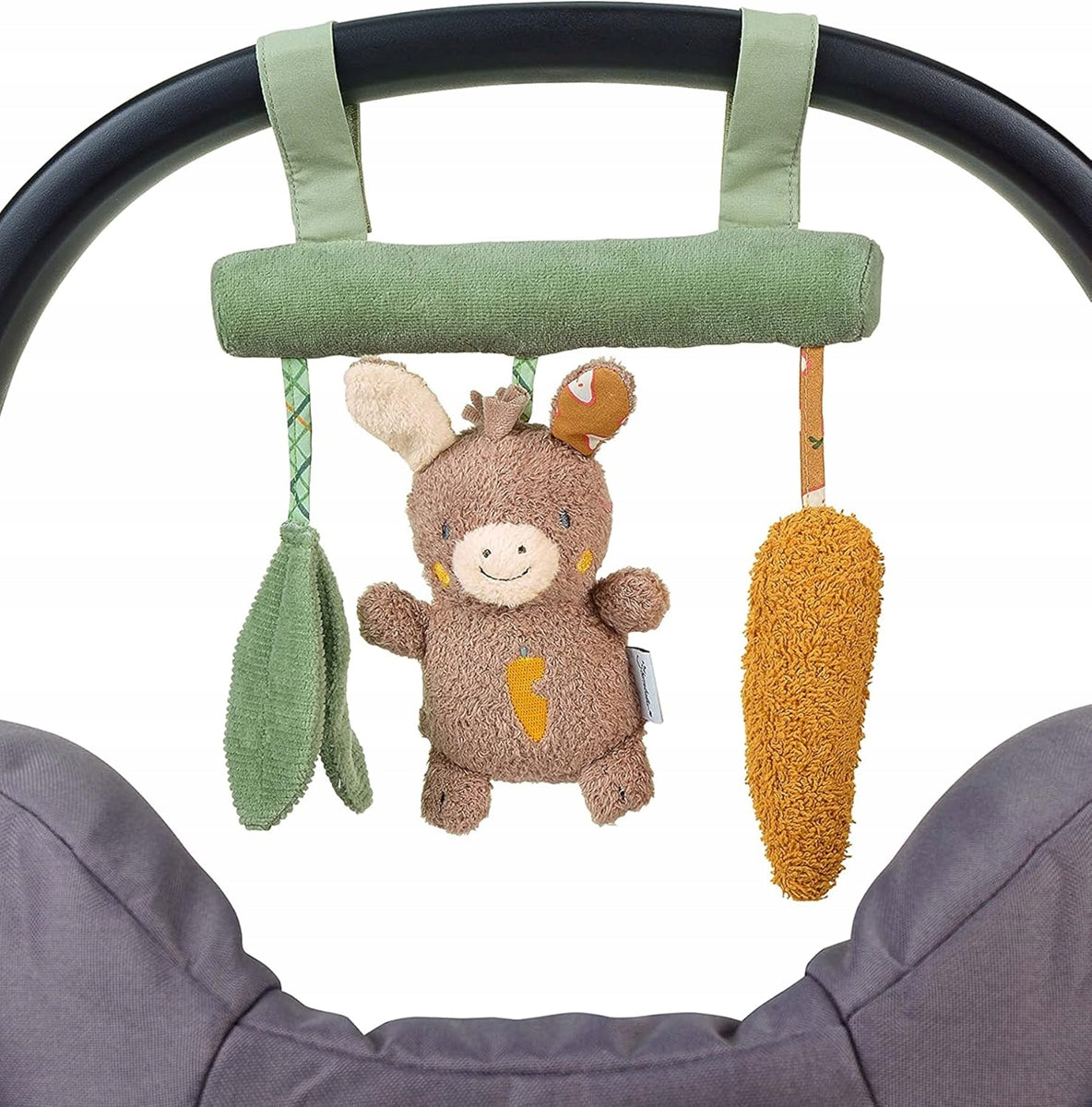 STERNTALER Donkey Emmiliustrapeze with toys for pram, recliner, car seatage 0 +multicolouredwidth 20