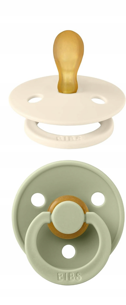 BIBS COLOUR dudlíky uklidňující 2pack kaučuk 6-18 měsíců SYMETRICKÝ