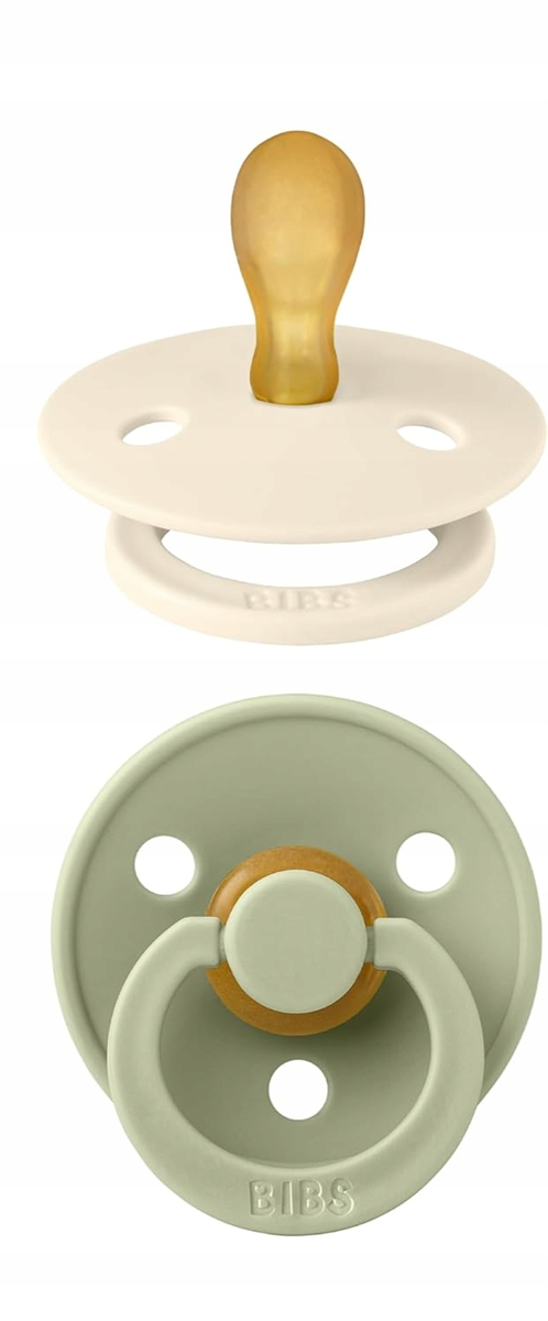 BIBS COLOUR dudlíky uklidňující 2pack kaučuk 6-18 měsíců SYMETRICKÝ