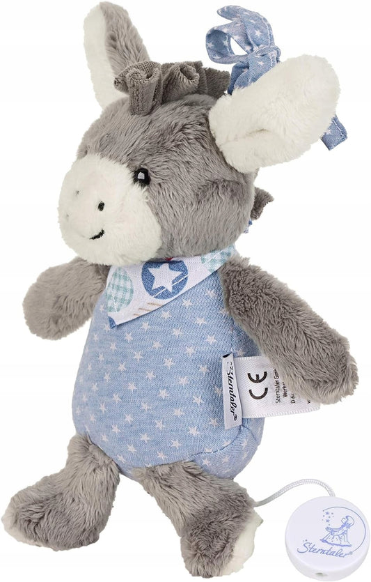 STERNTALER Oslík Emmi s hracím strojkem 18 cm