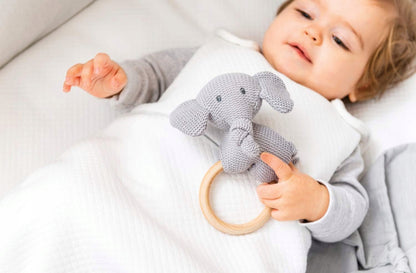 NATTOU Tembo Elephant gripper teether with rattle