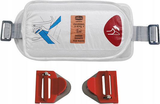 CHICCO Kit Trio Car pasy do gondoli 0-10 kg, uniwersalne pasy zabezpieczające do gondoli grupy 0