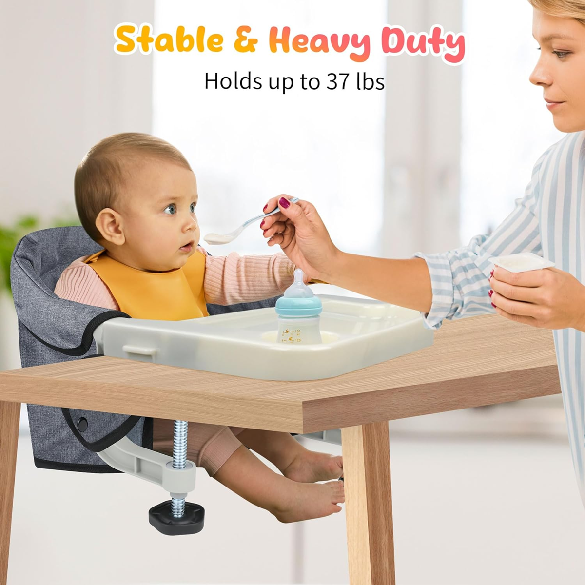 TOOGEL travel high chair with tray