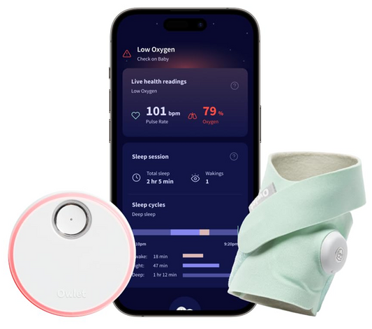 OWLET DREAM SOCK smart oxygen and pulse monitor for infants
