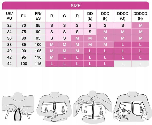MEDELA EASY EXPRESSION breast pump bustier M