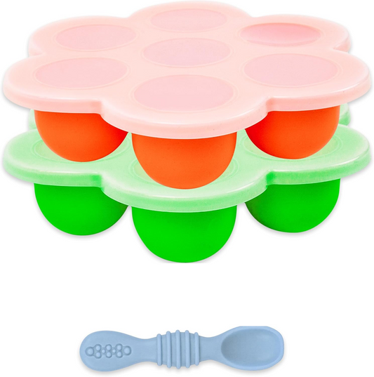 MAMMACITA recipientes de silicona para almacenamiento de alimentos, set de 2 unidades