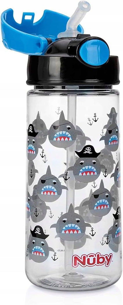 NUBY Slamka Cup tritanová láhev se slámkou 4 m+ 540 ml ŽRALOK