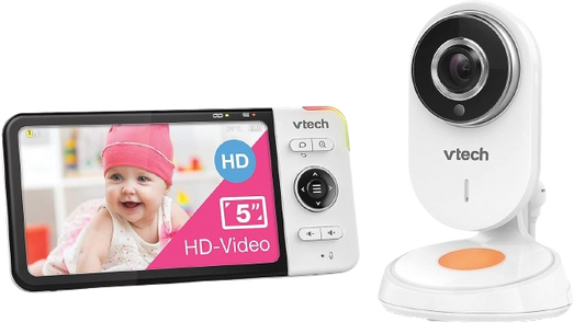 VTECH BM818 HD 5" LCD baby monitor