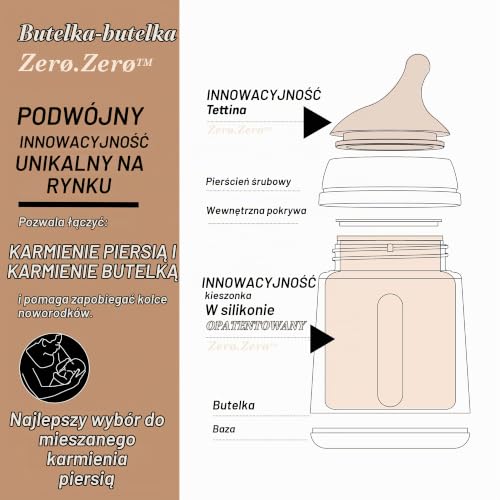 Suavinex Zero Zero antikoliková láhev 180 ml S Light