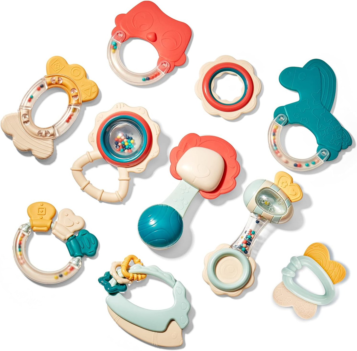 HAHALAND set of teethers with rattles