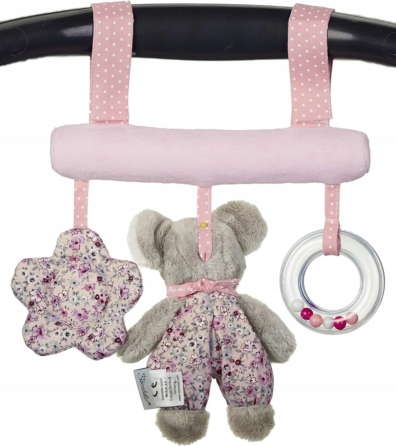 STERNTALER Mabel Mouse trapeze with toys for pram, recliner, car seat