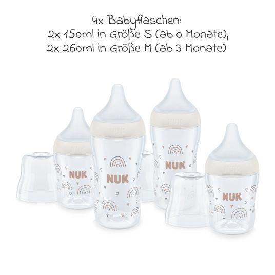 NUK Perfect Match Rainbow zestaw startowy butelki 150 / 260 ml 3m+ – zdjęcie produktu 4