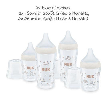 NUK Perfect Match Rainbow zestaw startowy butelki 150 / 260 ml 3m+ – zdjęcie produktu 4