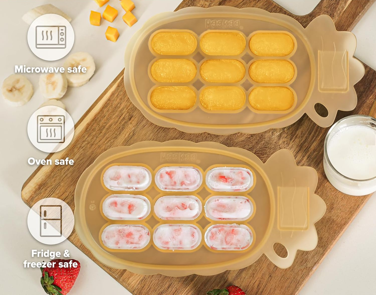 HAAKAAfood freezer traycolour orangedimensions shown in one of the photos under the descriptioncapacity 9 x 8