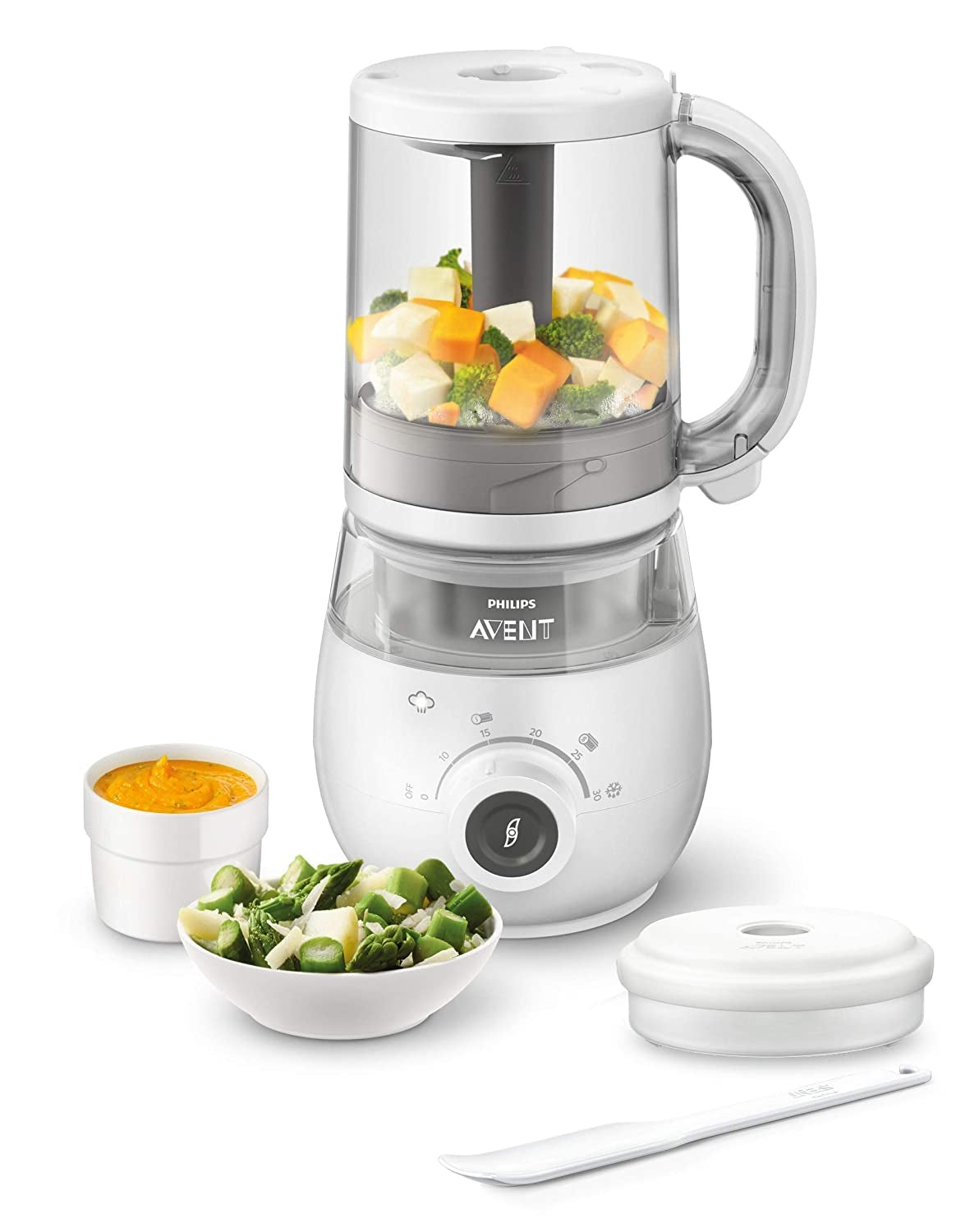 PHILIPS AVENT SCF883/01 4 σε 1 ατμομάγειρας μπλέντερ 1000ml