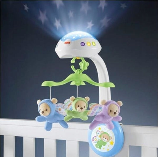 FISHER PRICE kolotoč projektor + dálkové ovládání