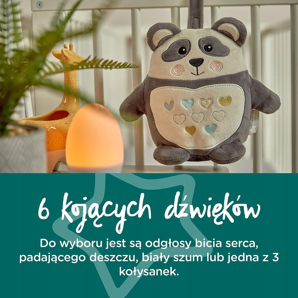 TOMMEE TIPPEE Pip the Panda MAZLÍČEK se zvukem BEZ SVĚTÝLKA