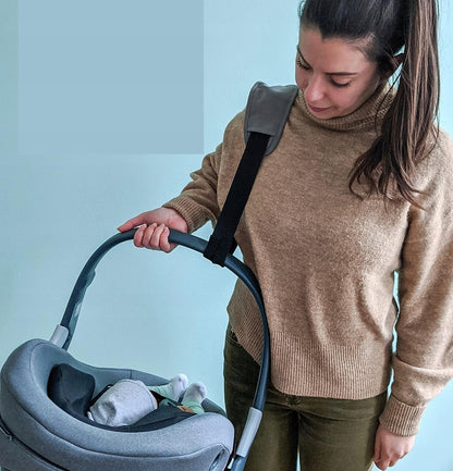 ZAMBOOstrap for carrying the seatcolour black-greybelt 100% polypropyleneupholstery 100% polyurethanefree of