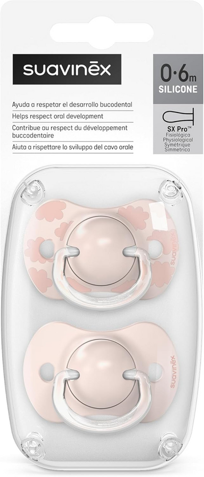 SUAVINEX SX PRO soothing silicone symmetrical pacifiers