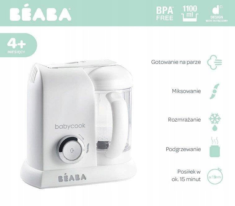 BEABA Babycook KUCHYŇSKÝ ROBOT 4v1 parní hrnec, mixér