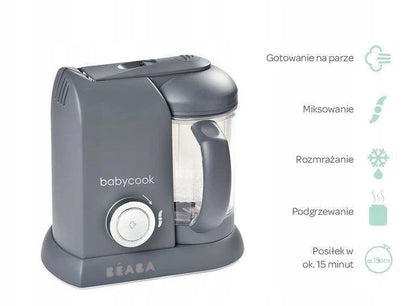 BEABA Babycook KUCHYŇSKÝ ROBOT 4v1 parní hrnec, mixér, ohřívač, rozmrazovač