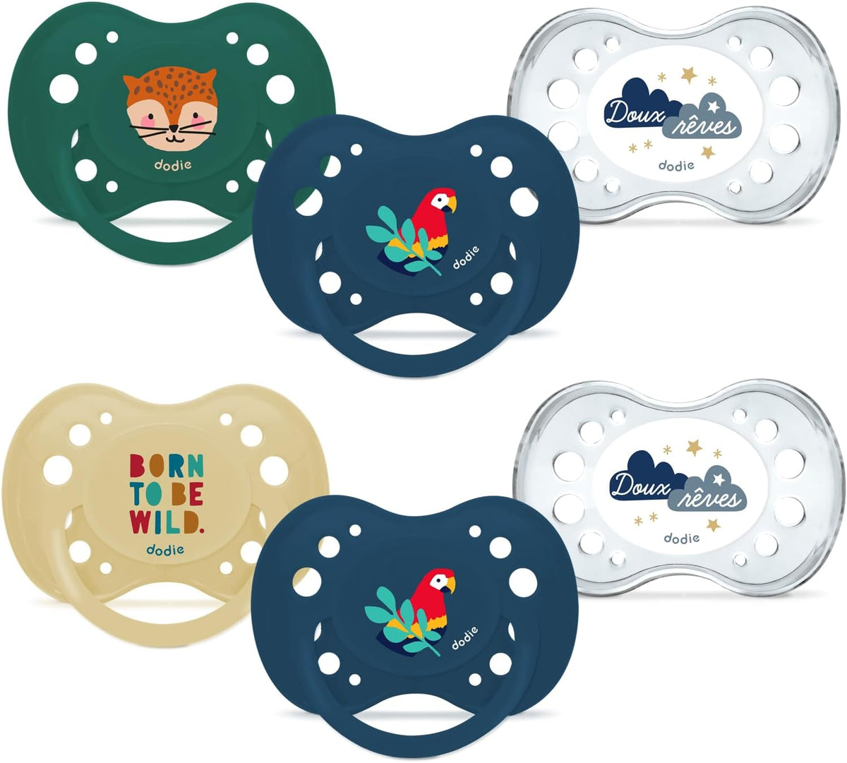 DODIE Essential silicone pacifiers x6 18m+