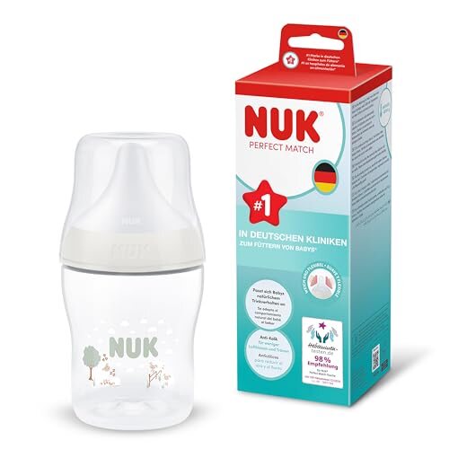 NUK Perfect Match biberon anticolica 150 ml da 0 mesi. Pecorelle