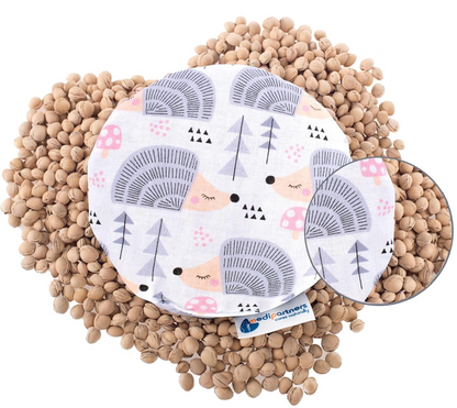 MEDI PARTNERS bavlněný termofor s třešňovými peckami JEŽEK 15 cm 180 g