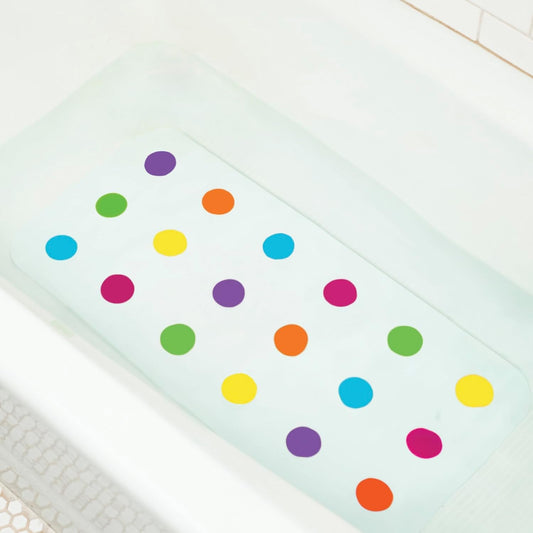 MUNCHKIN Dots gumová protiskluzová koupelnová podložka 36 x 77 cm