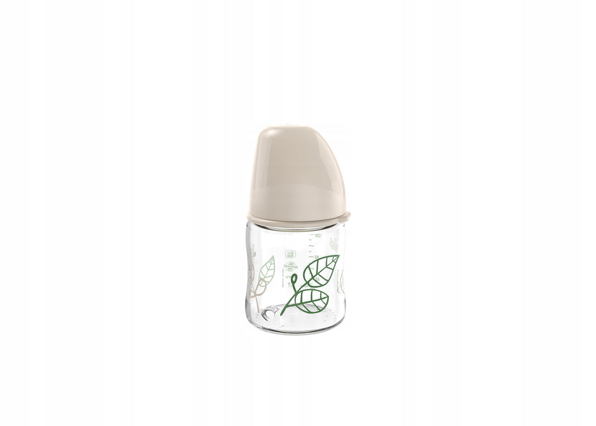 NIP Cherry Green skleněná láhev 120 ml 0+ dudlík latex S