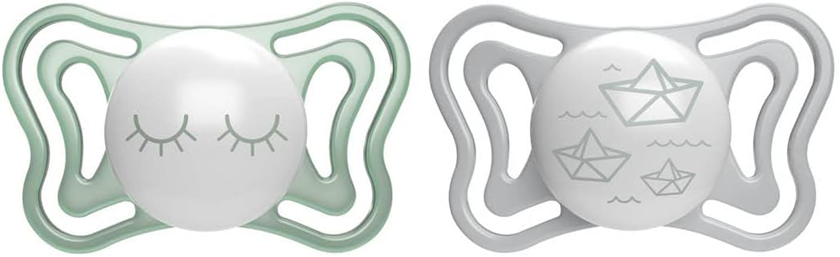 CHICCO PhysioForma dudlík x2 16-36m SVÍTÍCÍ
