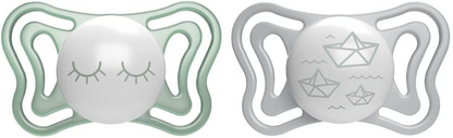 CHICCO PhysioForma dudlík x2 16-36m SVÍTÍCÍ