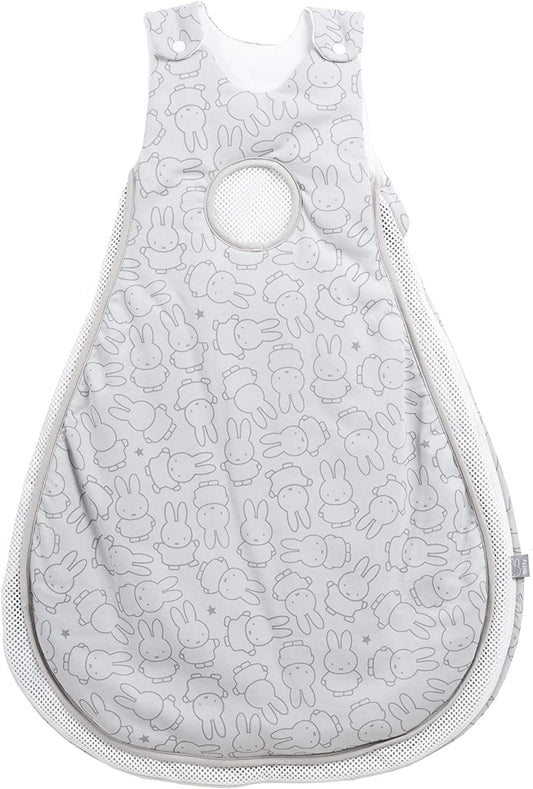 all-year-round sleeping bagcolour white and greysize 86-92100% cottonwith vents at the bottom and on the