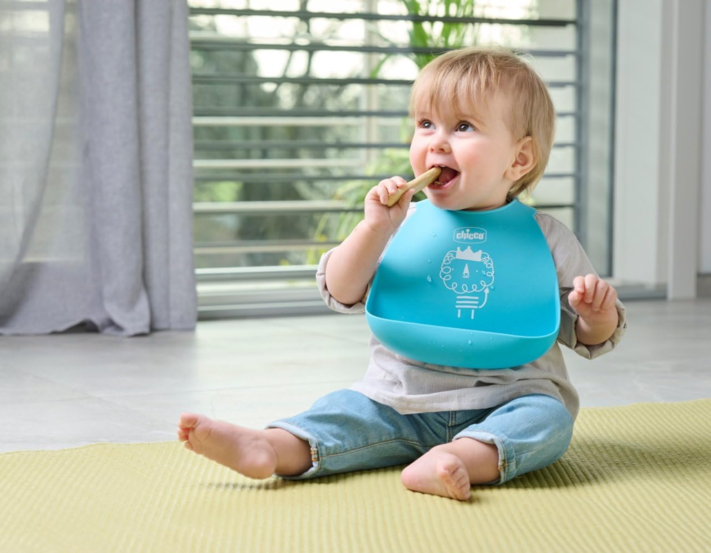 CHICCO Easy Start silikonová sada miska lžička bryndák