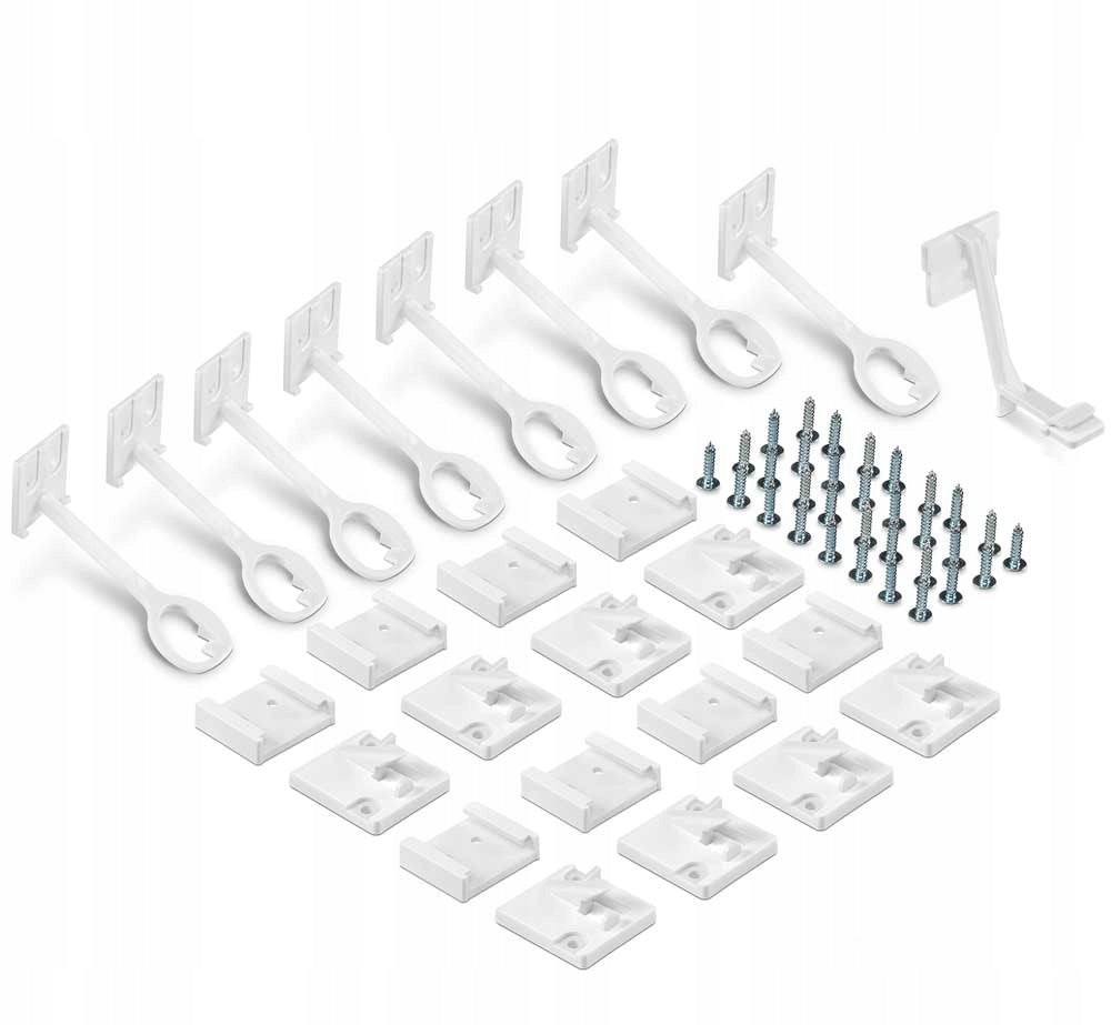 REERcabinet and drawer fittings8 pieces and assembly key includedcolour whiteNew conditionPackaging may show