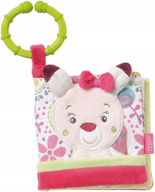 FEHN sensory book with a mirror, hanging toy
