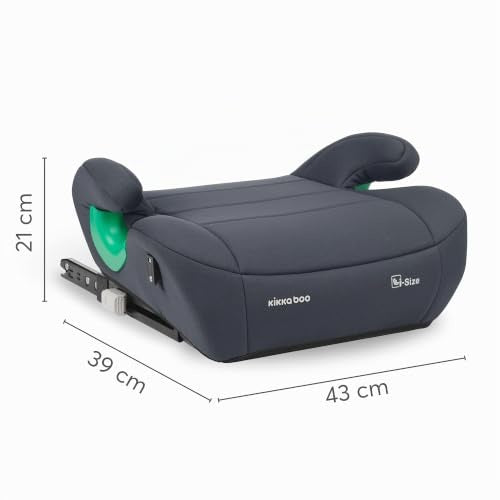 KikkaBoo i-Pop i-Size ISOFIX Booster Seat, 125-150 cm