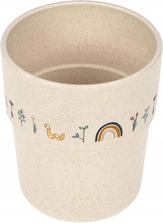 LASSIG kubek bez melaminy Garden Explorer dla dzieci 12m+, lekki, BPA free, do zmywarki i mikrofalówki
