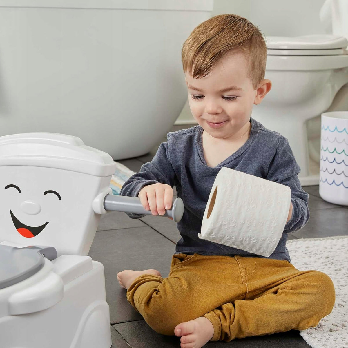 FISHER PRICE nočník Moje První Toaleta DE