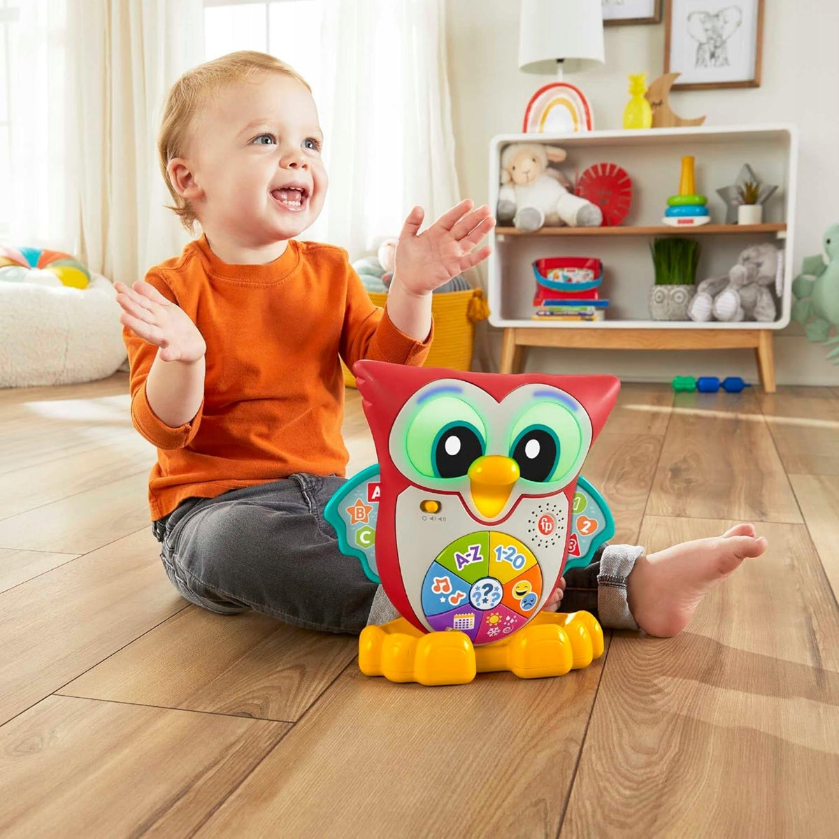 FISHER-PRICE HJM73 interaktywna sowa
