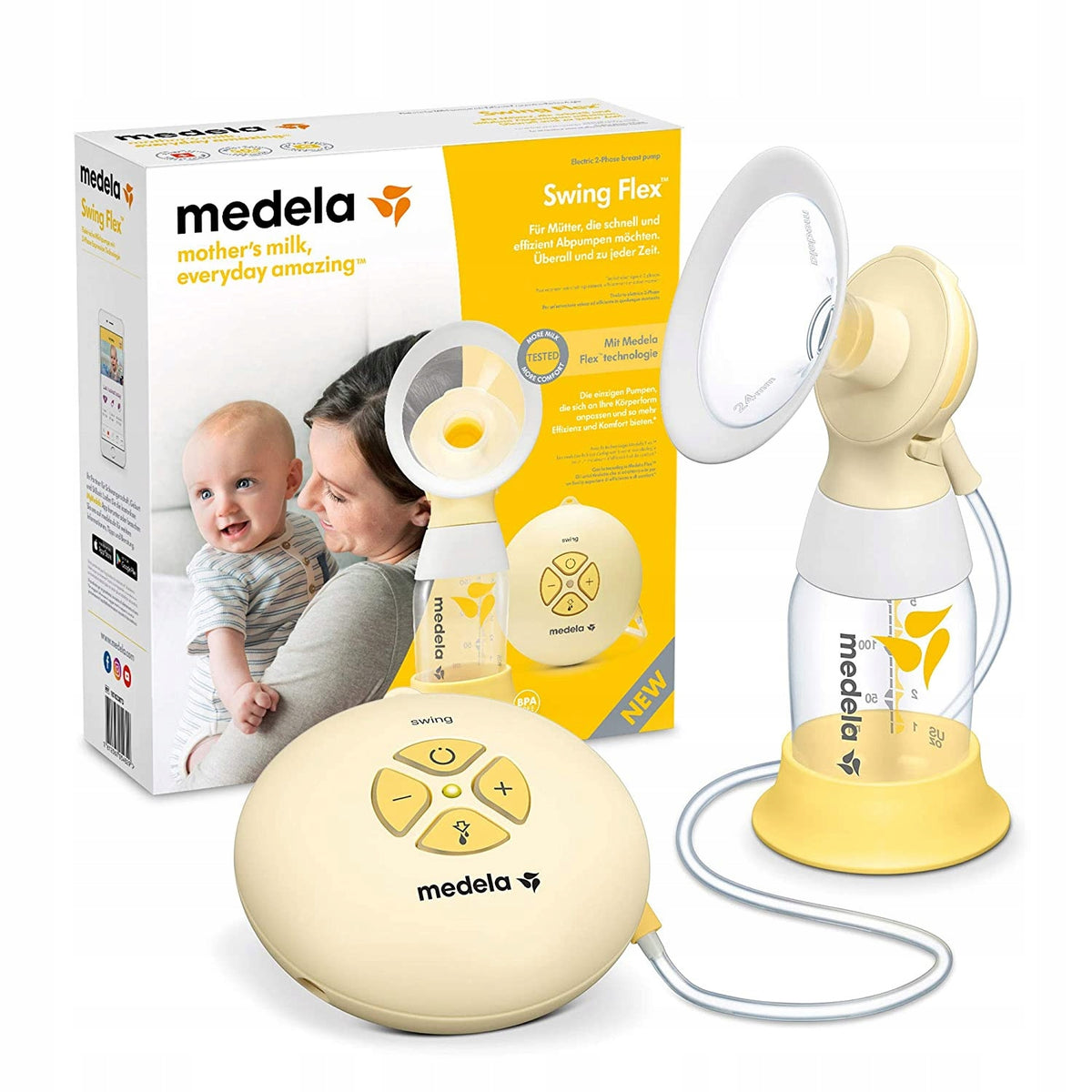 MEDELA Swing Flex 2-fázová elektrická odsávačka mateřského mléka