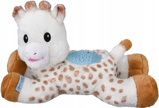 Sophie la Girafe cuddly toy, projector, music box