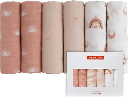 GLLQUENmuslin nappies x6dimensions 70 x 70 cmnew condition, replacement packaging