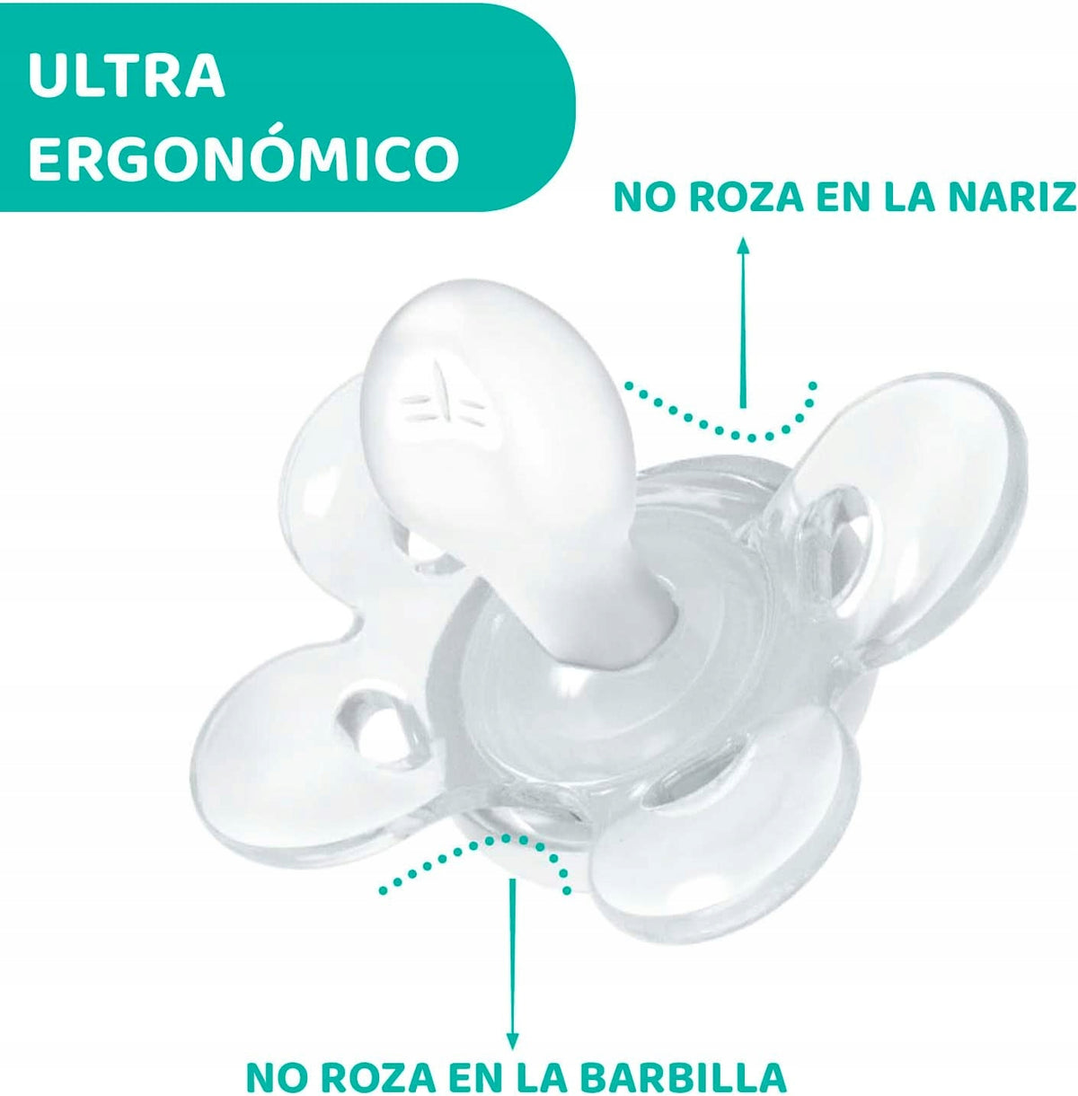 CHICCO PhysioForma COMFORT dudlík x2 0-6 měsíců LATEX