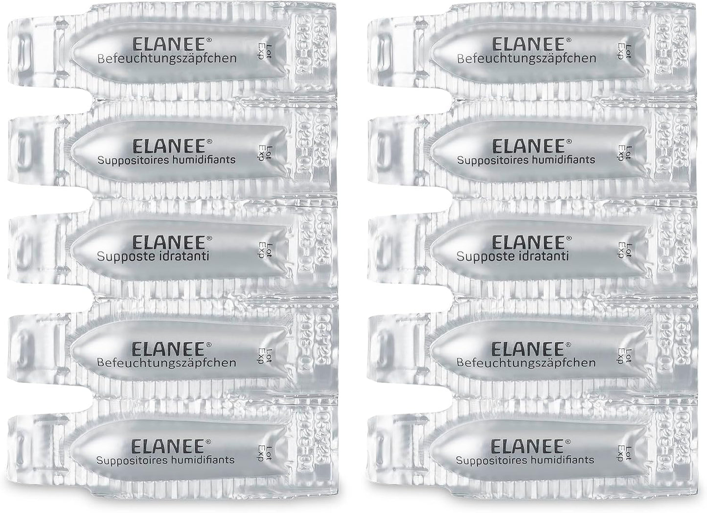 ELANEE ενυδατικά κολπικά υπόθετα χωρίς ορμόνες x10 – εικόνα προϊόντος 3